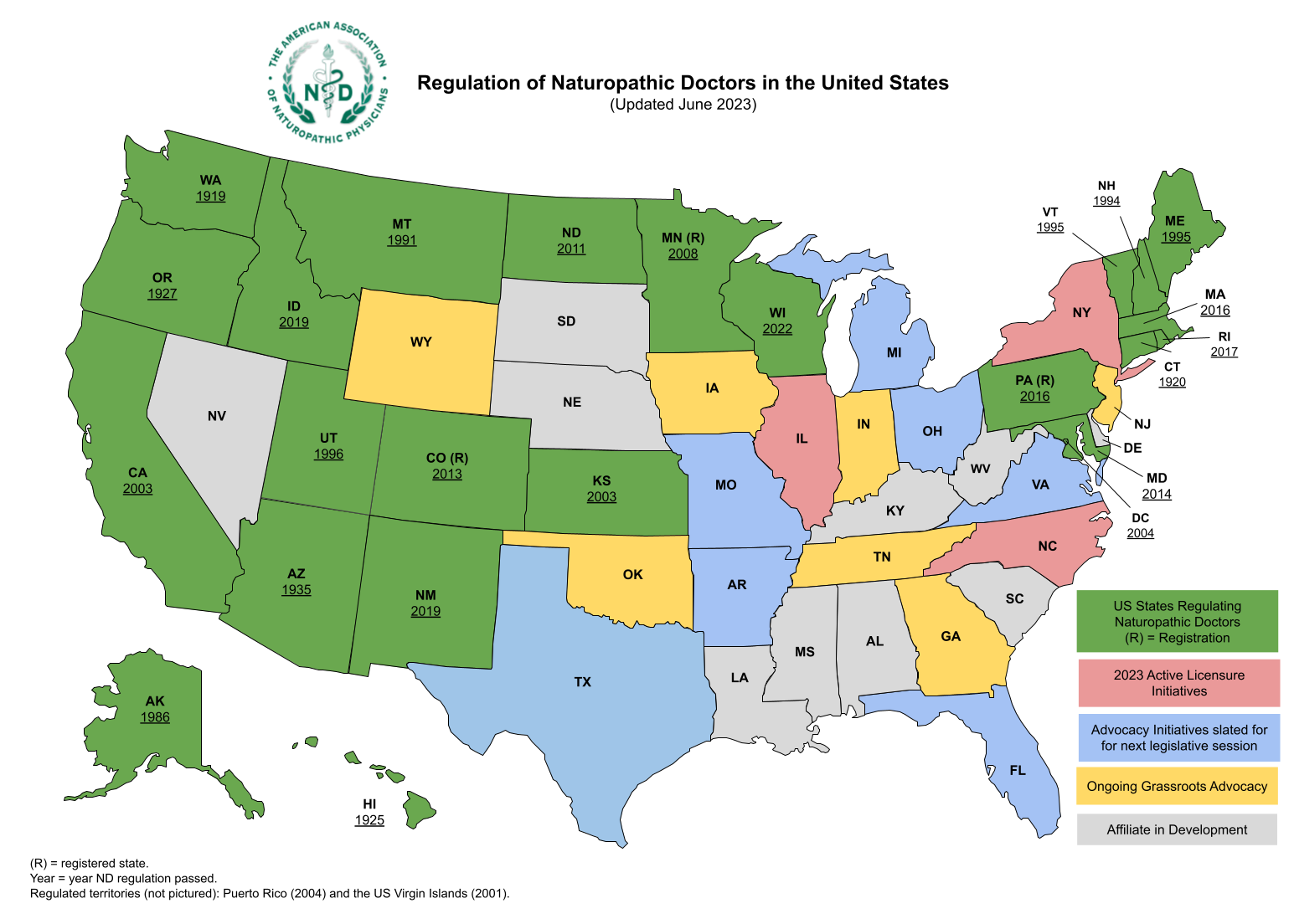 AANP-State-Regulation-Map